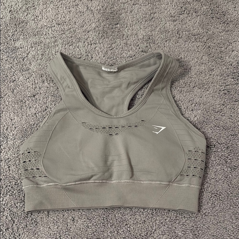 Gymshark Gray Sports Bra Intimates & Sleepwear